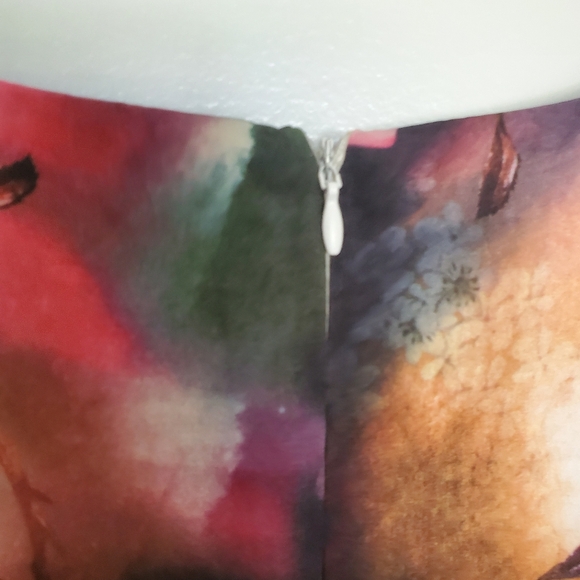 NWOT Fit and Flare Floral Dress - pink, peach, purple, green - Size small - Picture 5 of 11